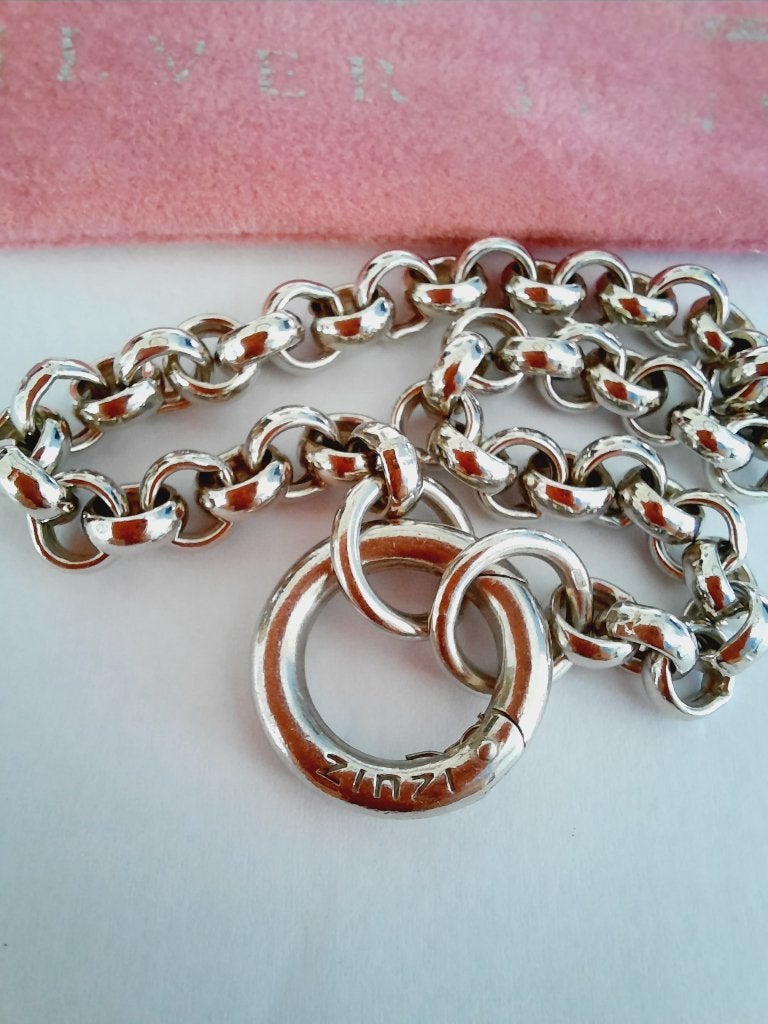 Bracelet en argent Zinzi, Enlèvement ou Envoi, Comme neuf, Argent, Argent
