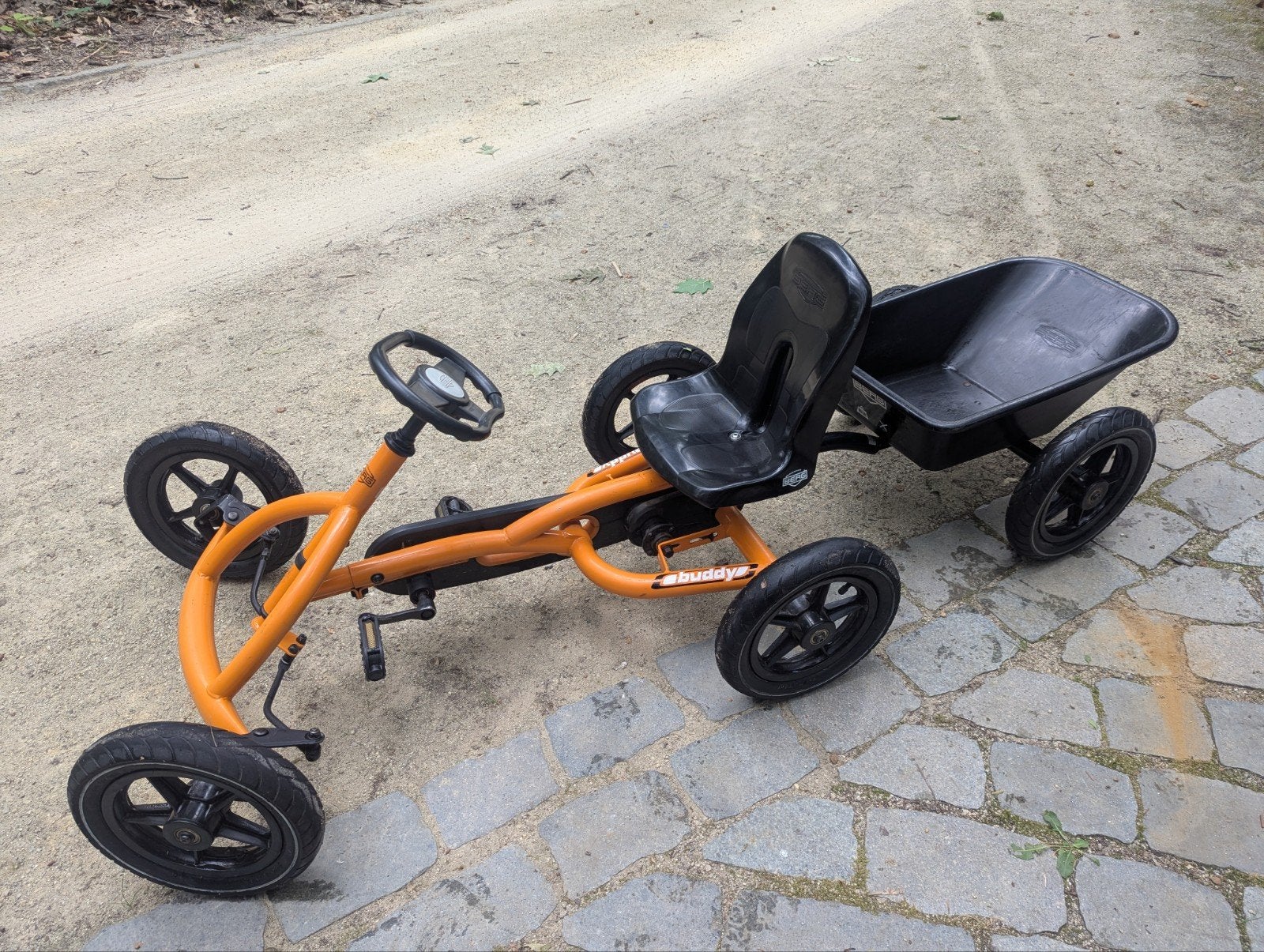 Berg Buddy Gocart met aanhangwagen, Ophalen, Berg