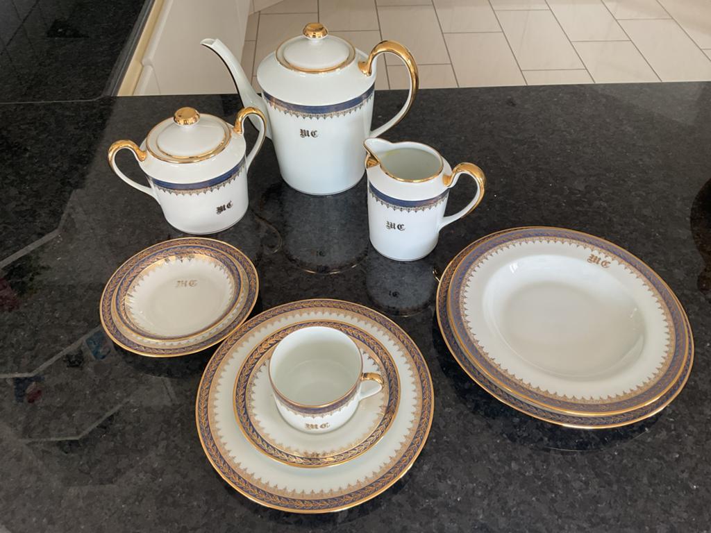 Limoges 8 personen koffieservies 12 personen eetservies, Antiek en Kunst, Ophalen