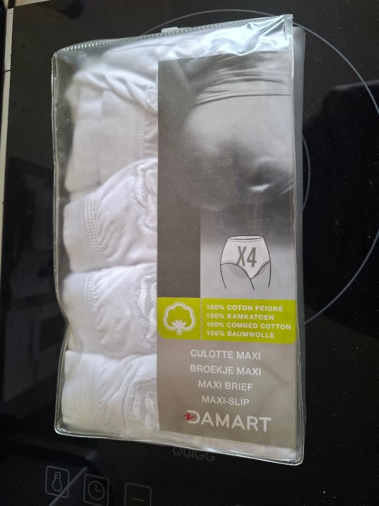 Maxi slip Damart maat 50/52 (nieuw), Damart, Ophalen of Verzenden, Wit, Slip