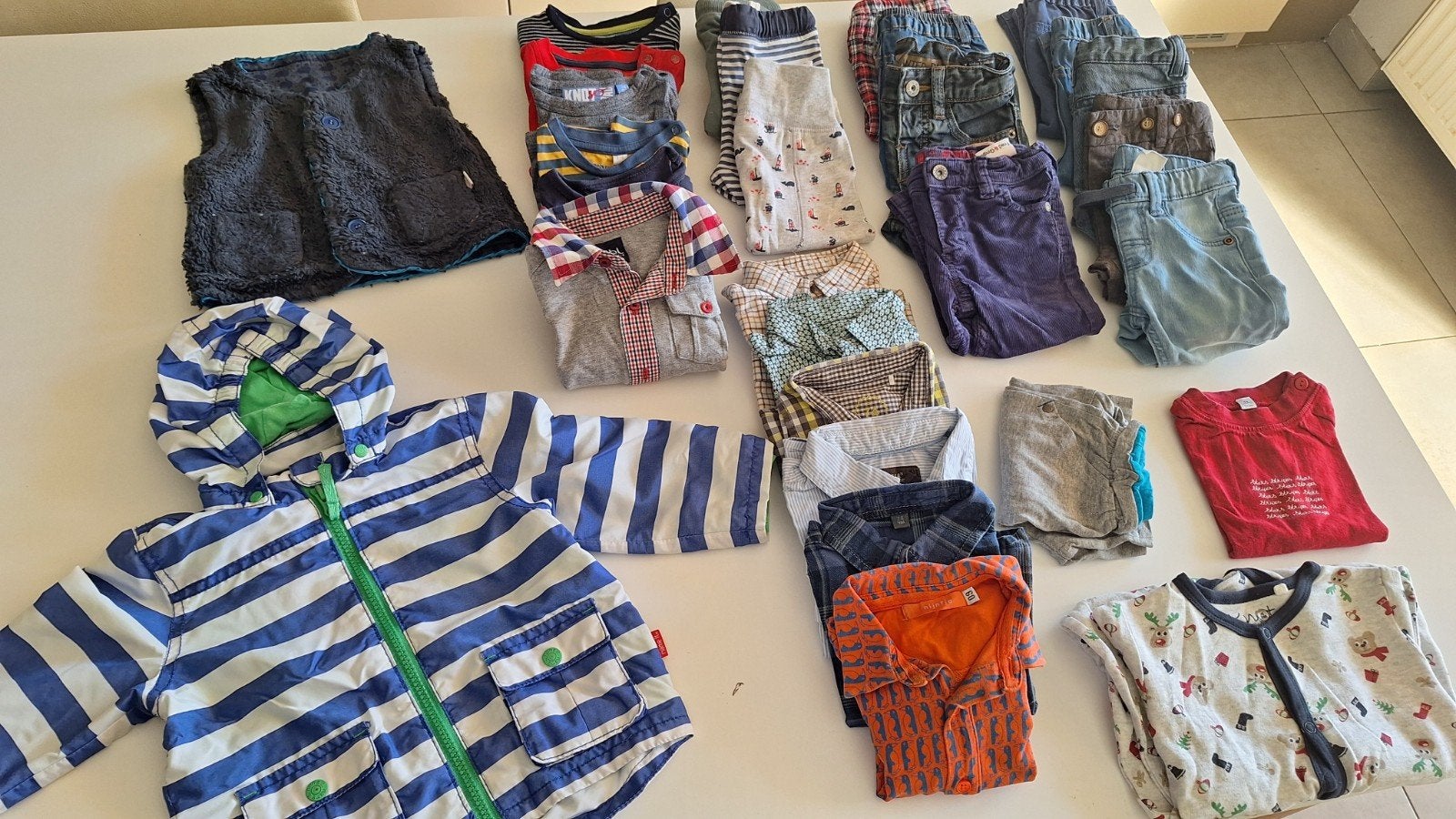 Pakket babykledij voor jongens - maat 74 (29 stuks), Kinderen en Baby's, Ophalen, Gebruikt, Jongetje