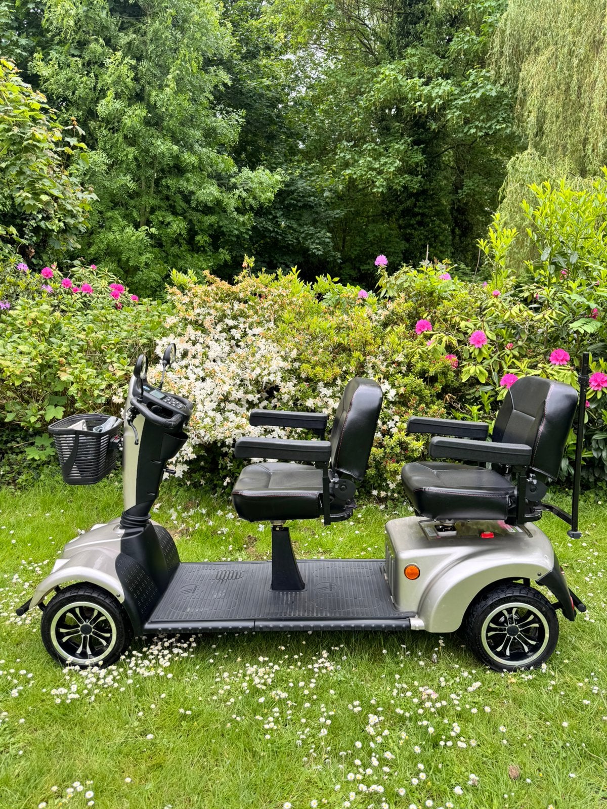 Scootmobiel Vermeiren Limo 2 | 2personnes scooter électrique, Divers, Enlèvement ou Envoi, Pliant, Comme neuf, Fauteuil roulant électrique