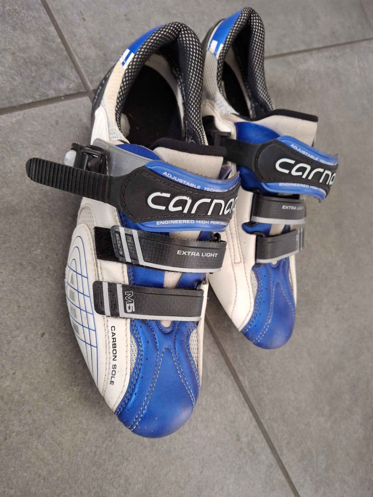 Fietsschoenen Carnac M5 Mps5 5431 Bleu/Blanc 43, Ophalen