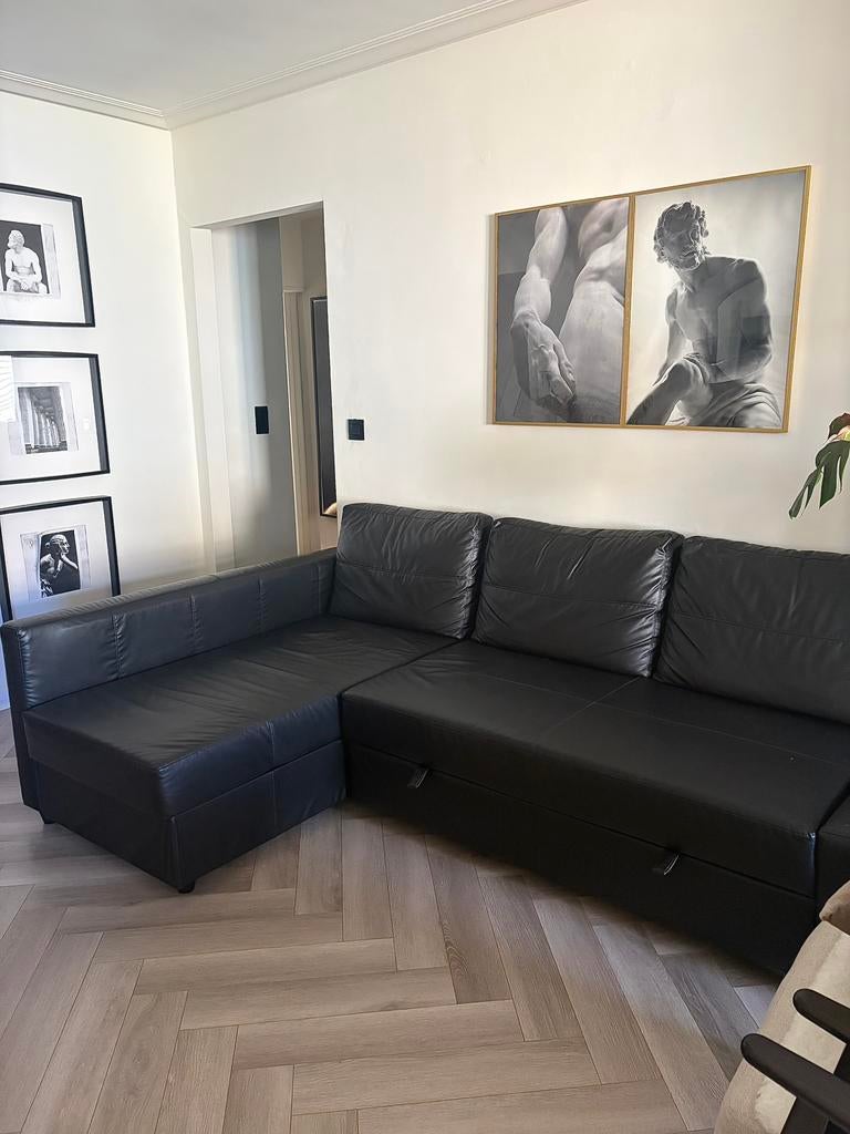 IKEA Sofa-Bed, Huis en Inrichting, Ophalen, Gebruikt, Leer