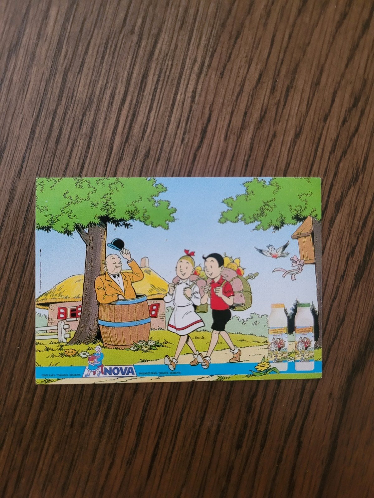 Oude sticker Suske en Wiske nova, Ophalen of Verzenden