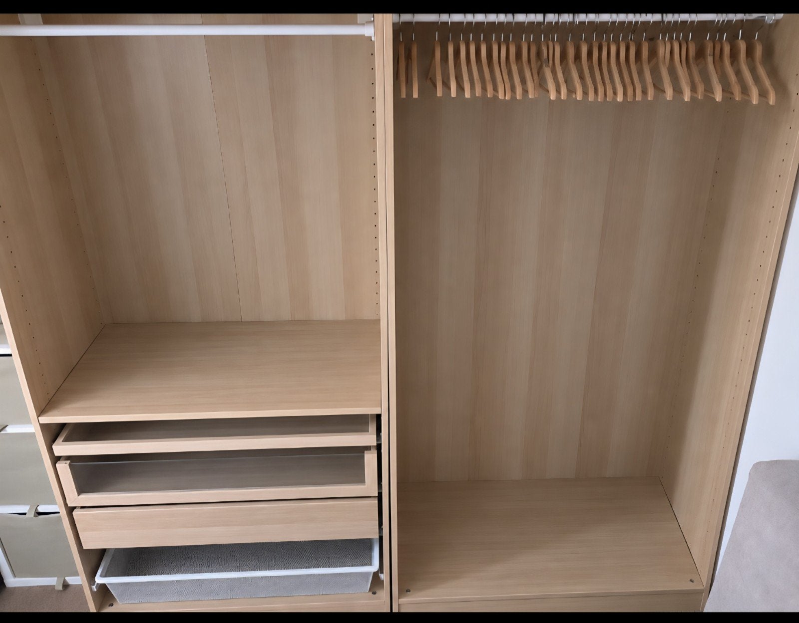 kleerkasten Ikea, Enlèvement