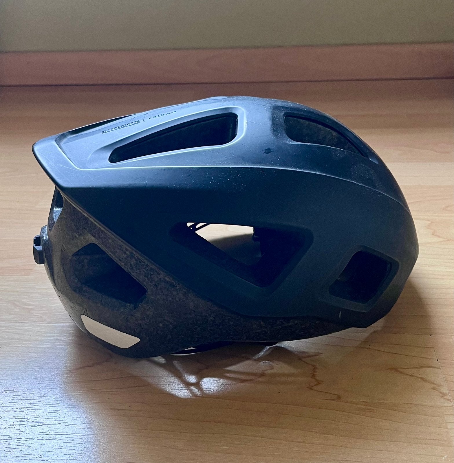 BTWIN Fietshelm zwart ~ 59 - 62 cm, Ophalen, Zo goed als nieuw