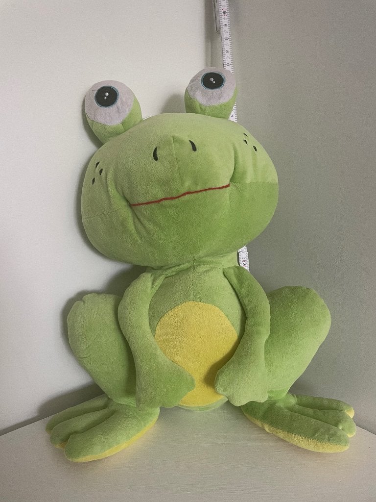 Knuffel groene kikker, Ophalen, Zo goed als nieuw, Kikker, Middelgroot (20 tot 80 cm)