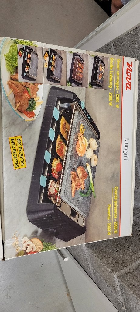 MULTIGRILL Hot Stone/BBQ/Raclette/Gourmet > NOVA, Ophalen, Nieuw