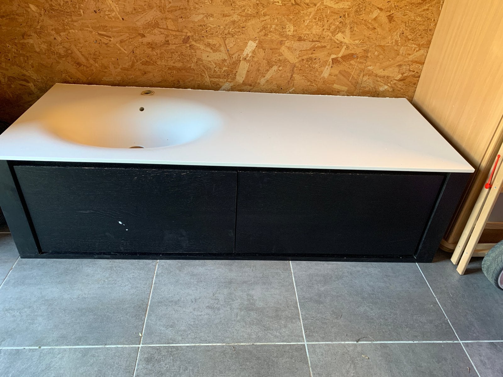 Lavabo meubel - gratis, Enlèvement, Utilisé