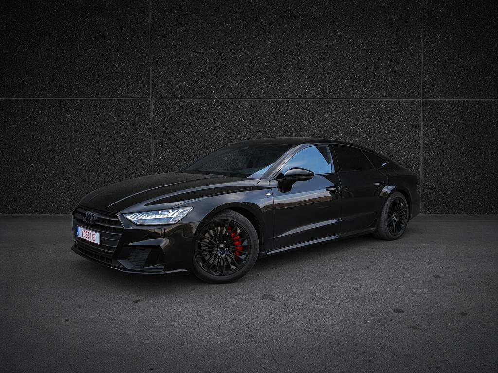 Audi A7 55TFSI-e quattro automatique 2020|70,480 km |hybride, Autos, Audi, Achat, Euro 6, Entretenue par le concessionnaire, Noir