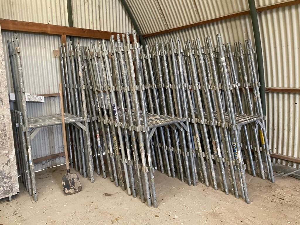 gevelstelling Comabi R 200, Doe-het-zelf en Bouw, Steigers, Ophalen, Gebruikt, Gevelsteiger, 5 meter of hoger