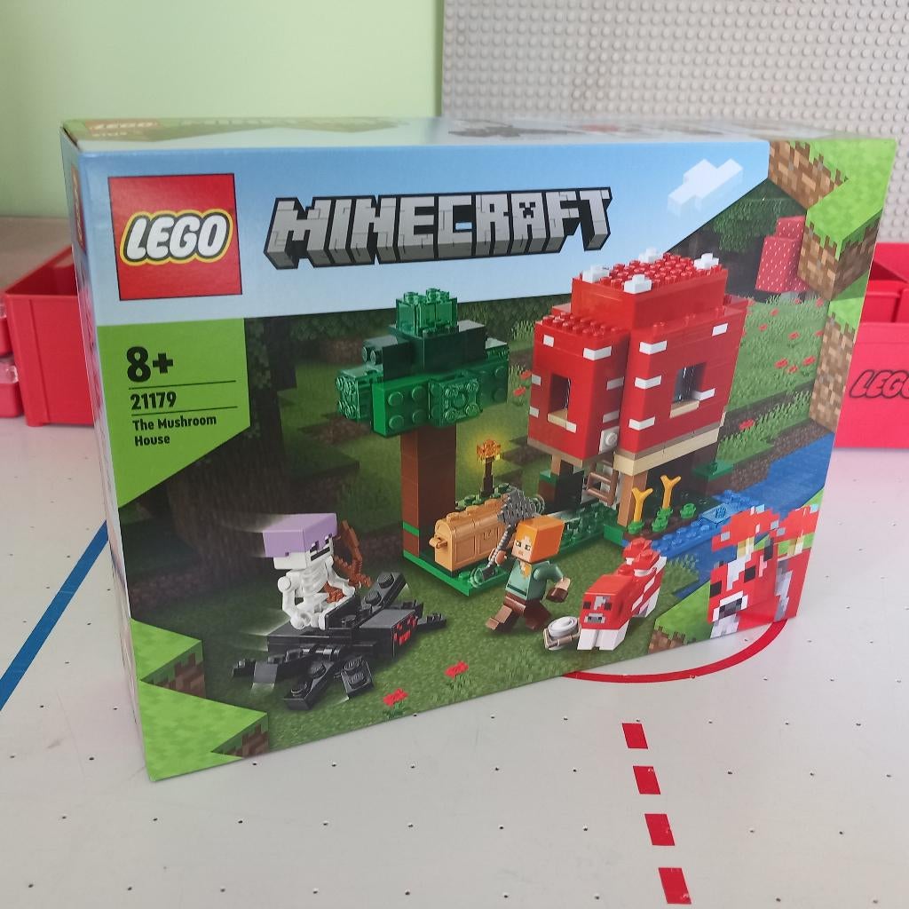 Lego set 21179: The mushroom house SEALED, Ophalen, Minecraft, Lego, Nieuw