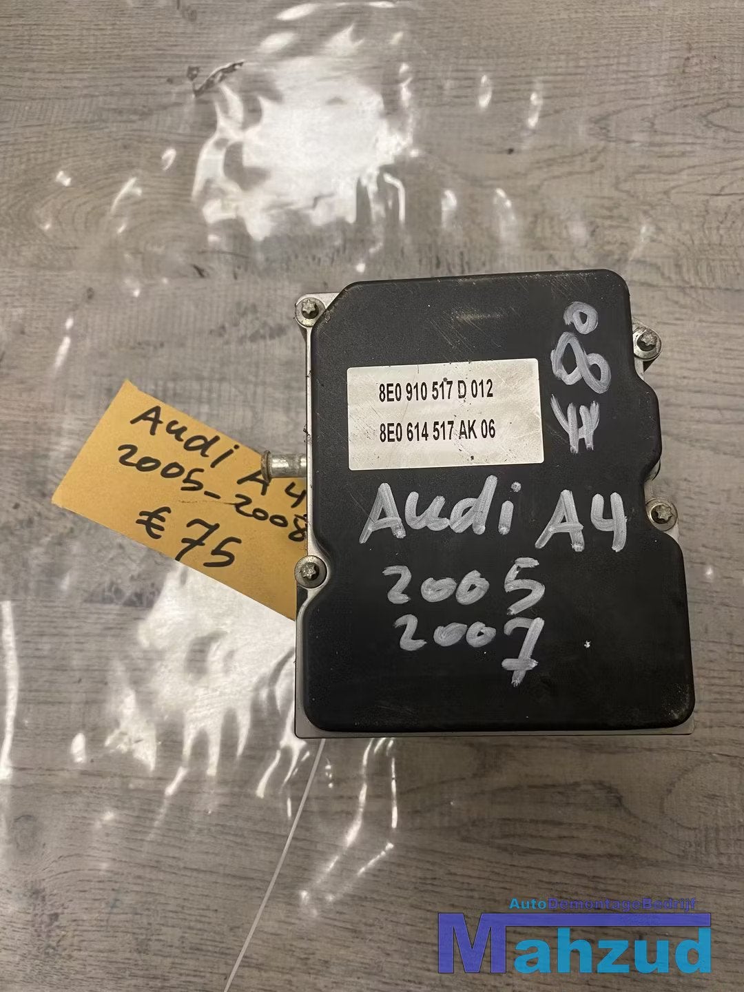 Vw Audi A4 abs pomp 0265950474, Gebruikt, AUDI AG, Auto-Union-Strasse 1
85045  Ingolstadt, DE, Audi