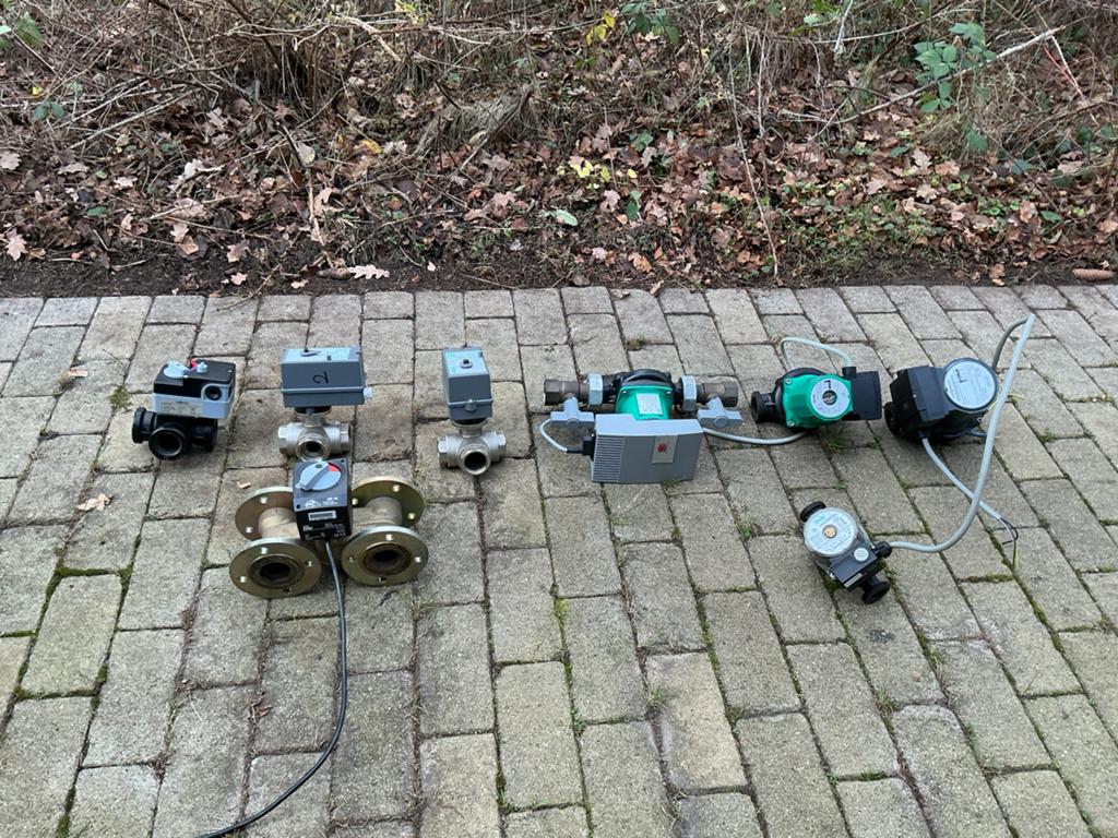 Vloerverwarming,koelinstallatie,accumulatie,cv,,wisselaar, Ophalen, Gebruikt