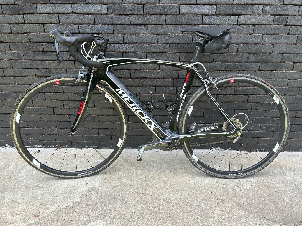 Merckx EMX 525 CL6000SR, Fietsen en Brommers, Carbon, Velgrem, Zo goed als nieuw, Meer dan 20 versnellingen