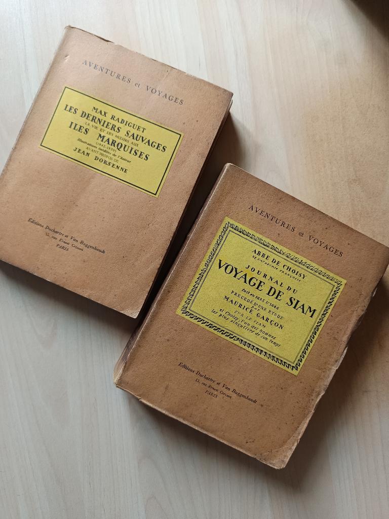 Livres Anciens "Aventures et Voyages" - 1930 -, Livres, Récits de voyage, Envoi, Utilisé, Voir annonce, Benelux