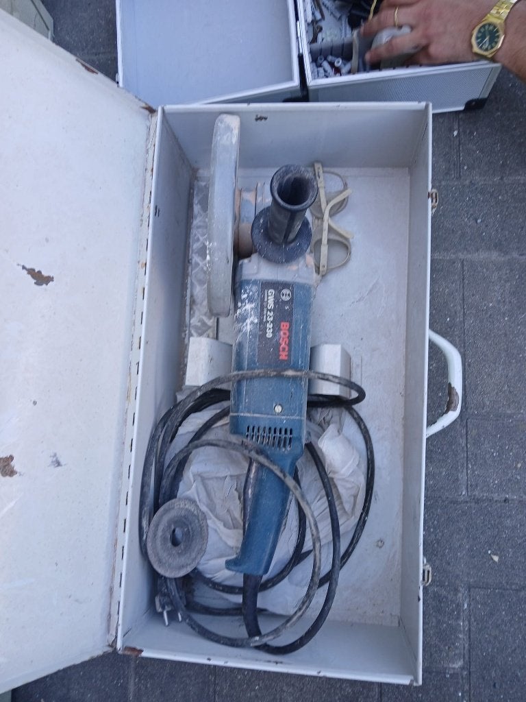 slijpmachine (Bosch), Ophalen, Gebruikt, 1000 watt of meer, Haakse handslijpmachine