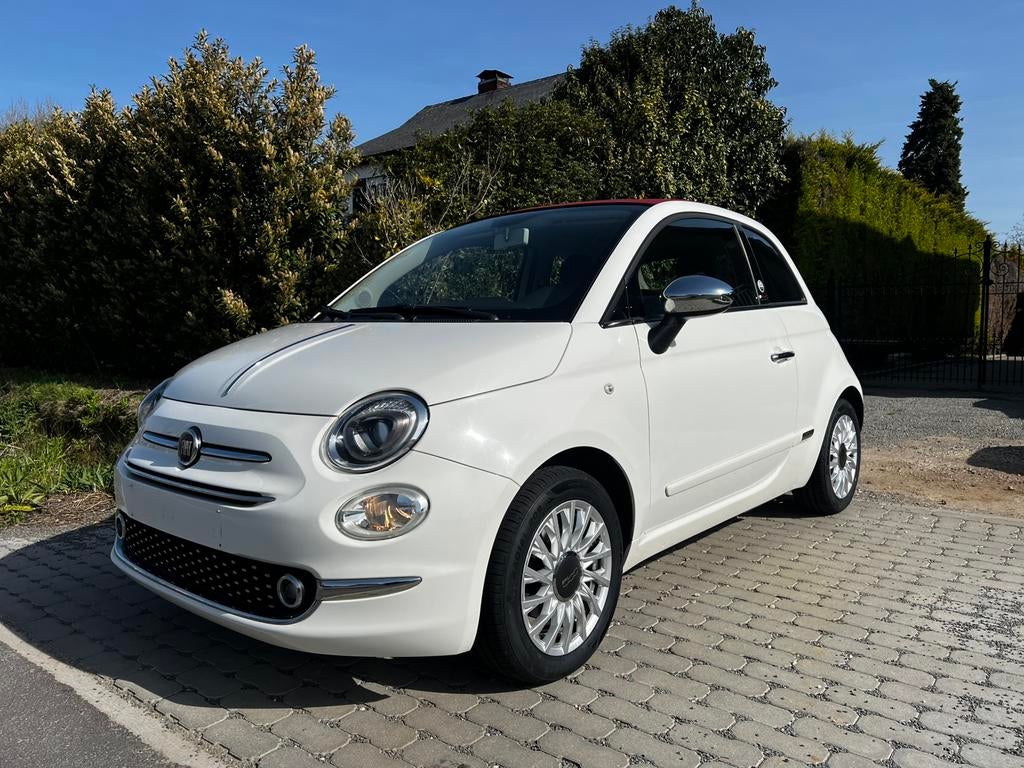 Fiat 500 Cabrio / 2016 / 1.2 Benzine / 98000 km / Gekeurd, Auto's, Voorwielaandrijving, 4 zetels, Stof, Cabriolet