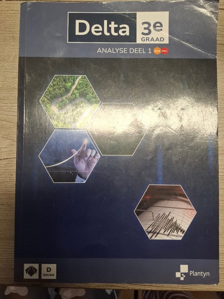 Delta 3e graad analyse deel 1, Boeken, Overige vakken, ASO, Plantyn, Ophalen of Verzenden