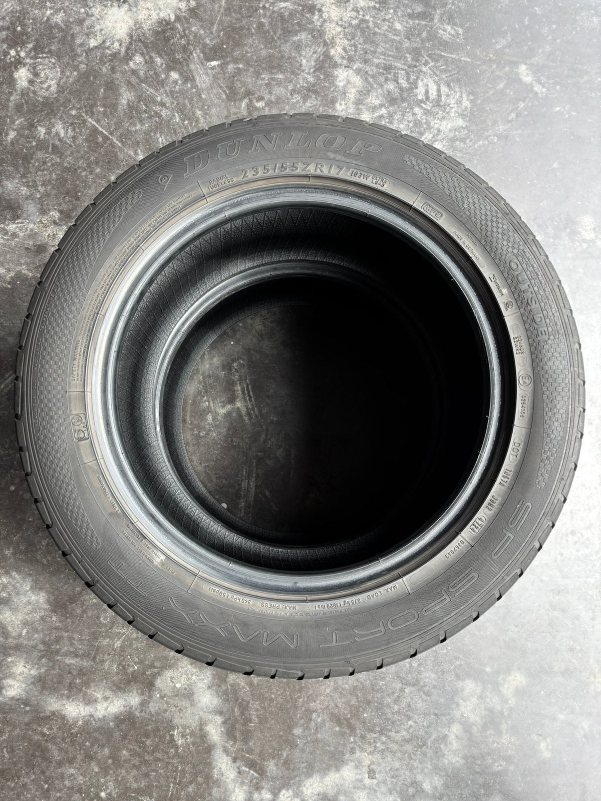 Pneus Dunlop 235/55 R 17 SP SPORT MAXX TT 235 55 17 103, Autos : Pièces & Accessoires, Enlèvement, Pneu(s)