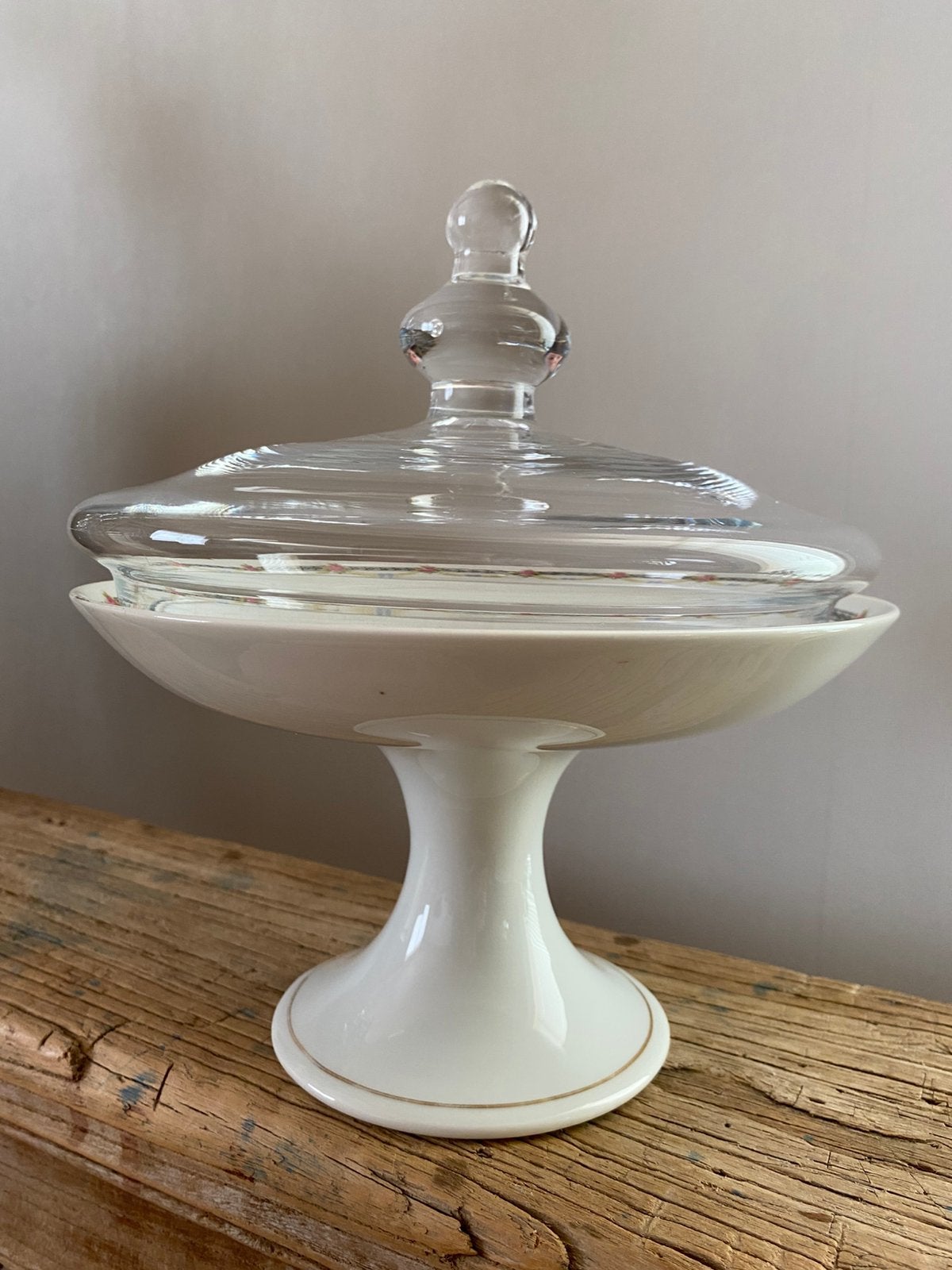 Etagère + cloche en verre, Maison & Meubles, Enlèvement, Comme neuf, Étagère