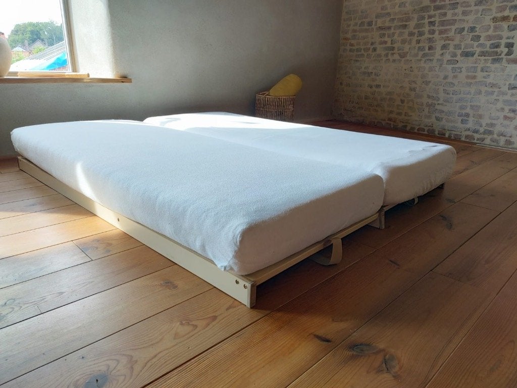 Latoflex + matras voor 2-persoonsbed, Enlèvement, Utilisé, Sommier, 200 cm