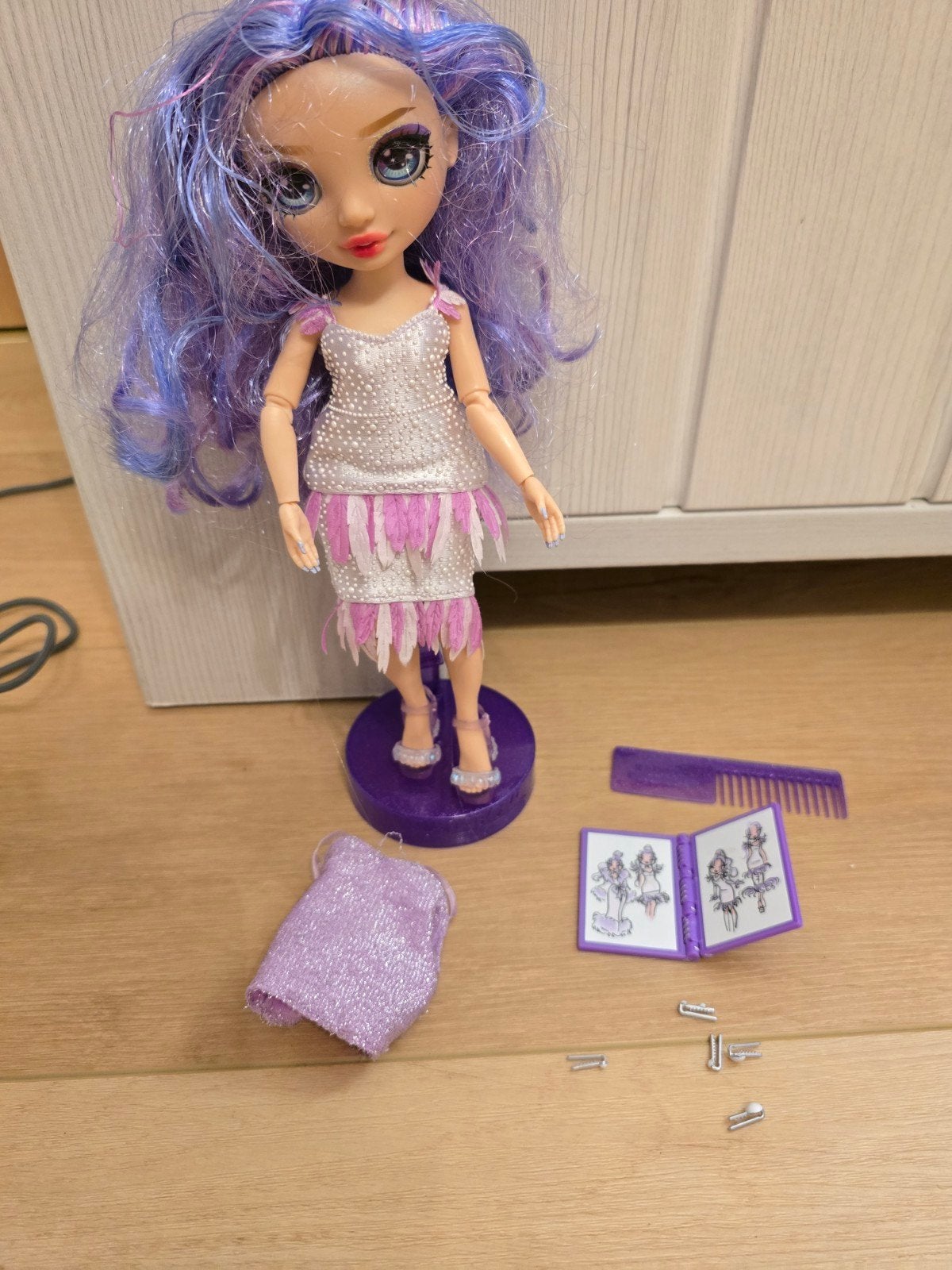 Fantastic Fashion Violet Rainbow High Doll, Ophalen of Verzenden