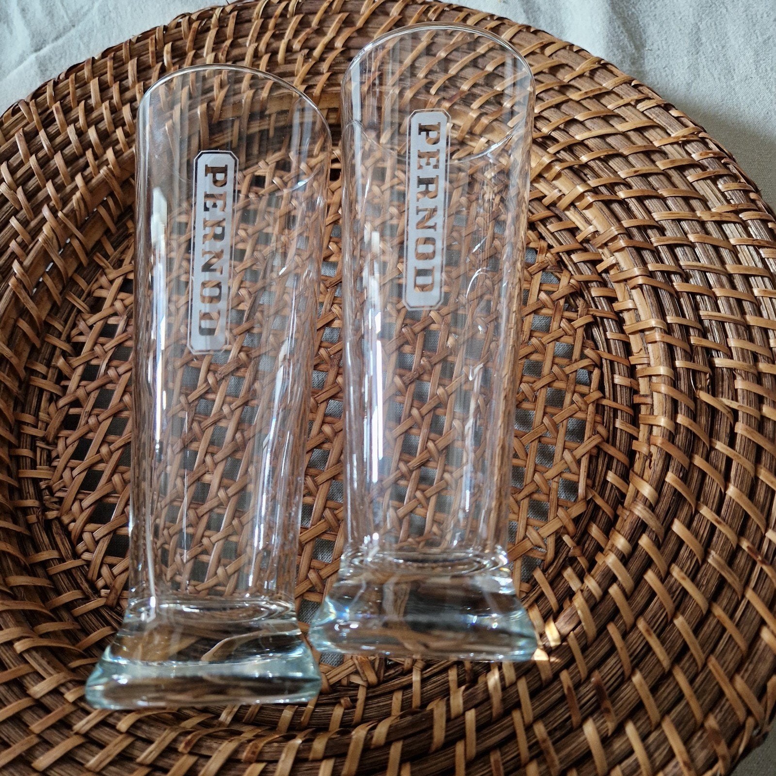 2 grands verres Pastis Pernod, Collections, Enlèvement ou Envoi