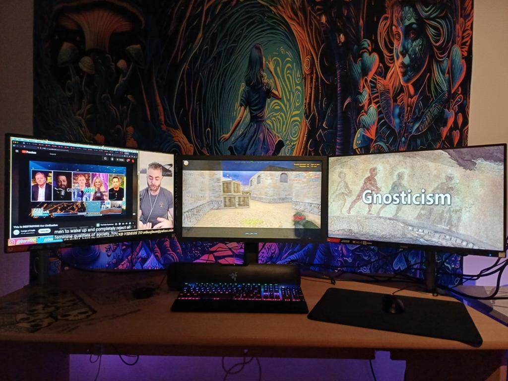 144hz gamescherm met monitorarm (weggeefprijs)., Ophalen