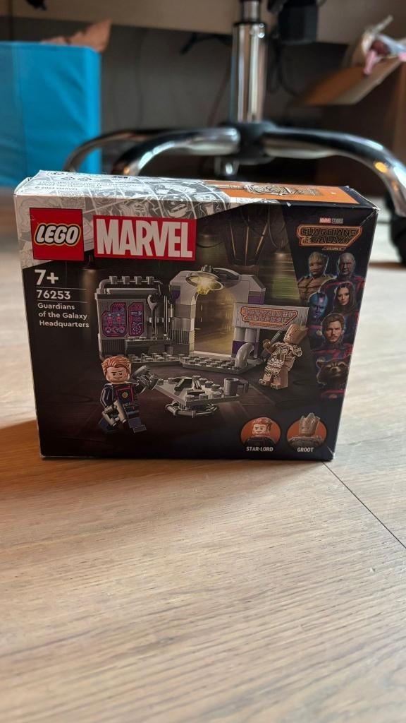 LEGO Marvel 76253 Guardians of the Galaxy HQ + minifiguren, Ophalen of Verzenden, Zo goed als nieuw, Complete set, Lego