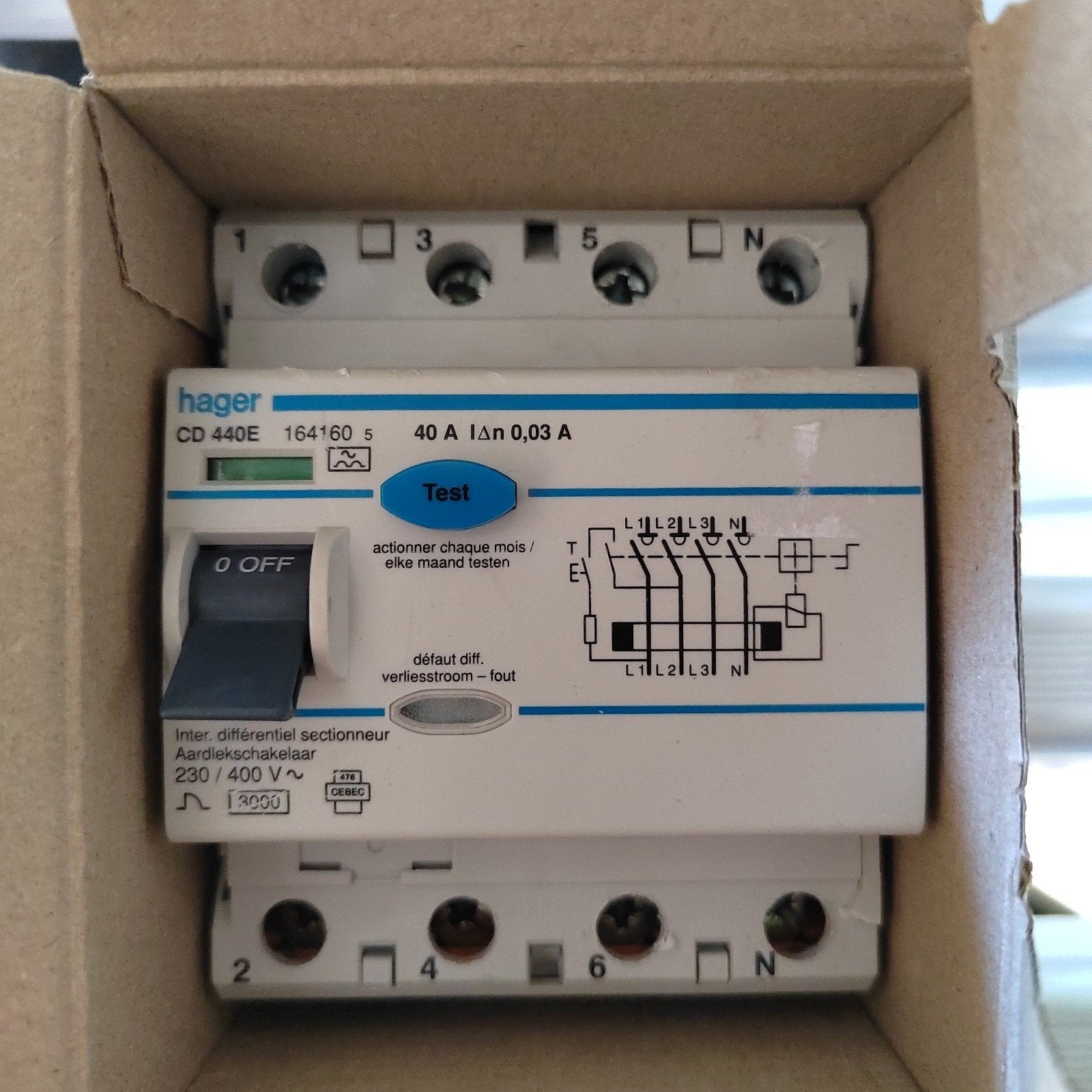 Différentiel CD 440E, Enlèvement