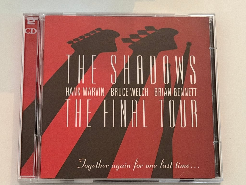 The Shadows – The Final Tour (2-CD), CD & DVD, CD | Instrumental, Enlèvement ou Envoi, Utilisé, Album
