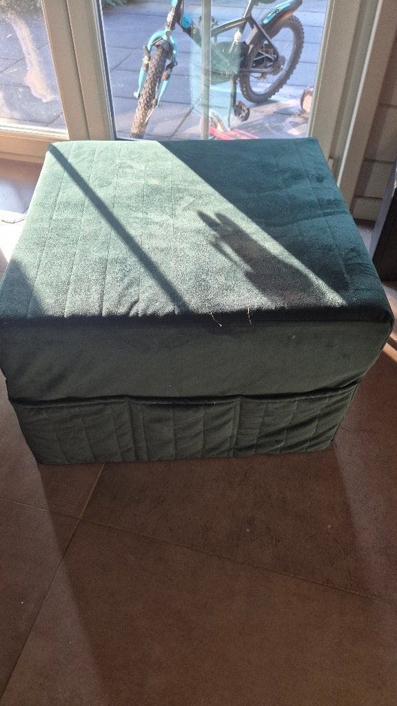 Nobodinoz sleepover velvet matras/ poef, Huis en Inrichting, Ophalen, Gebruikt