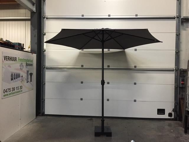 (56) parasols diameter 300 cm met zijn voet, Tuin en Terras, Schaduwdoeken, Zo goed als nieuw, Ophalen