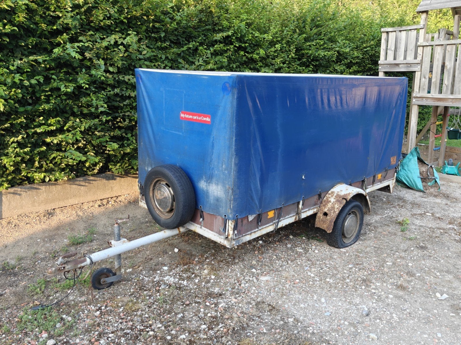 Aanhangwagen / remorque, Ophalen