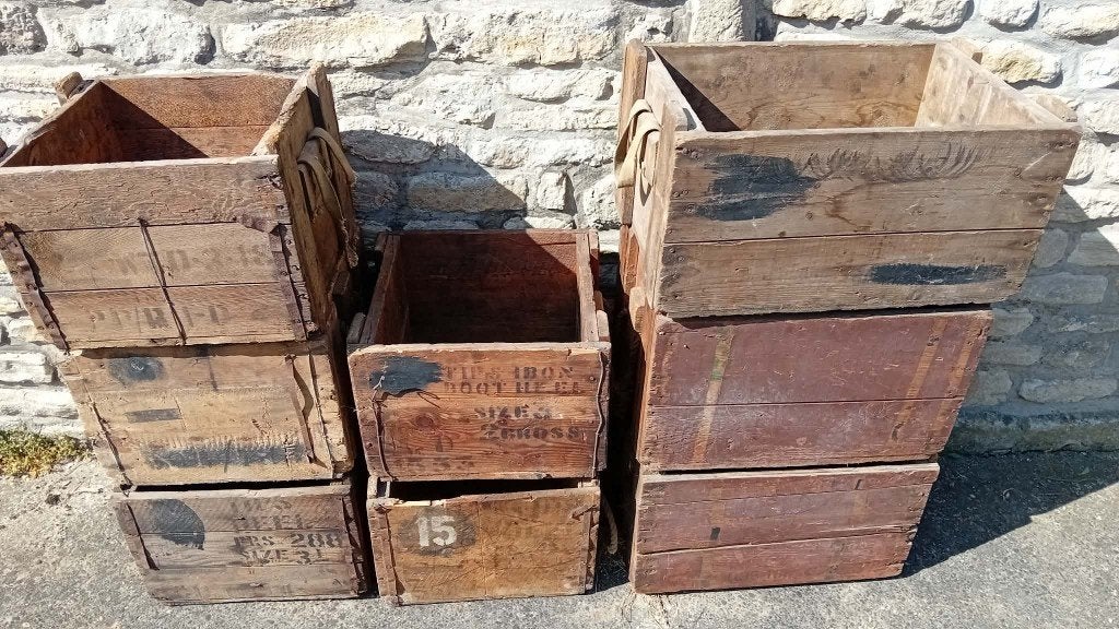 lot van 8 kisten WWII, Verzamelen, Militaria | Tweede Wereldoorlog, Ophalen, Landmacht, Kist of Geocache
