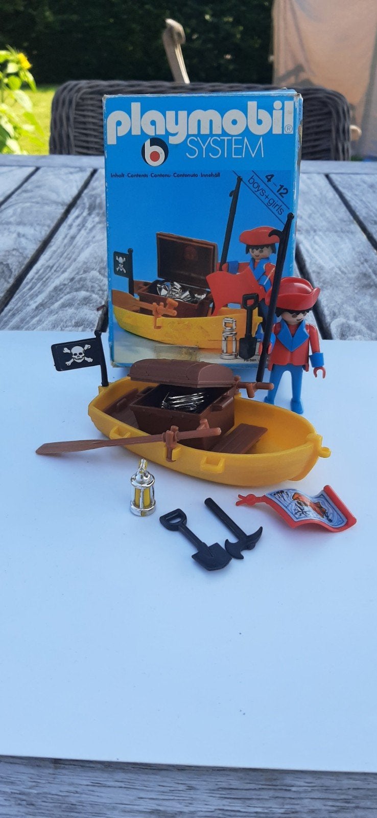 Playmobil- 3570 piraat met roeiboot (1979), Ophalen of Verzenden