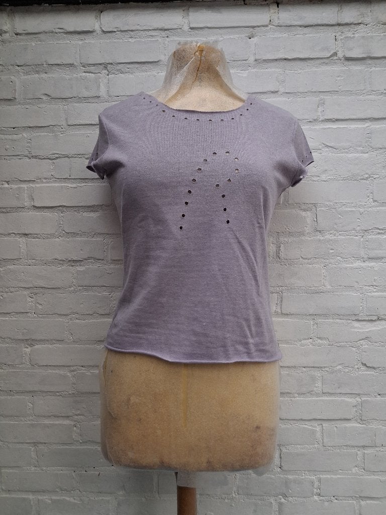 lila t-shirt "replay", Kleding | Dames, T-shirts, Ophalen of Verzenden, Gedragen, Maat 38/40 (M)