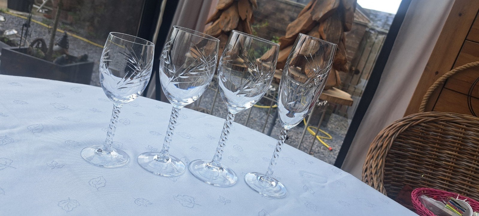verres en cristal vintage, Enlèvement ou Envoi