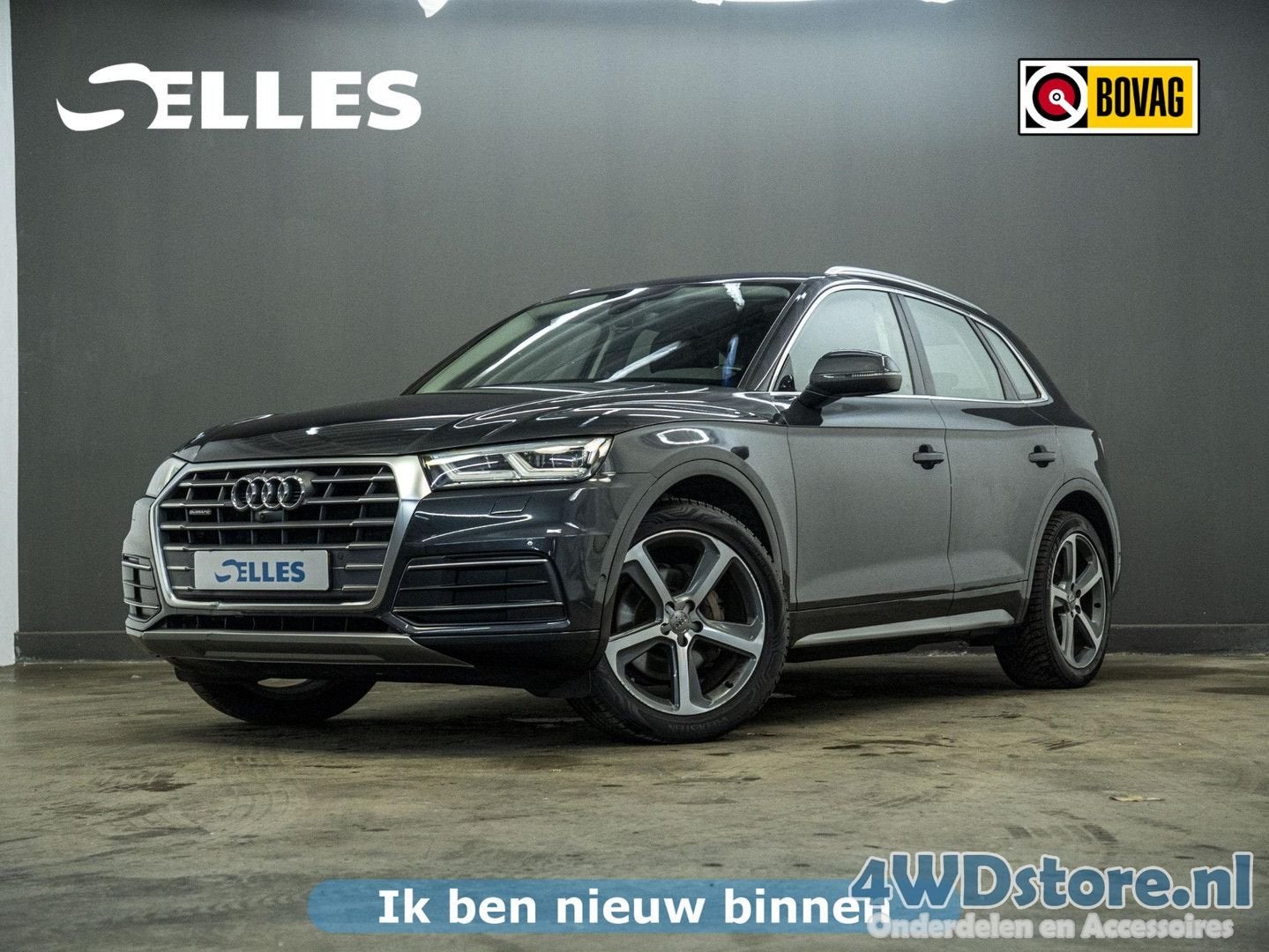 Audi Q5 2.0 TDI quattro Sport Pro Line S | Trekhaak | Airco, Auto's, Automaat, Zwart, Q5, Diesel