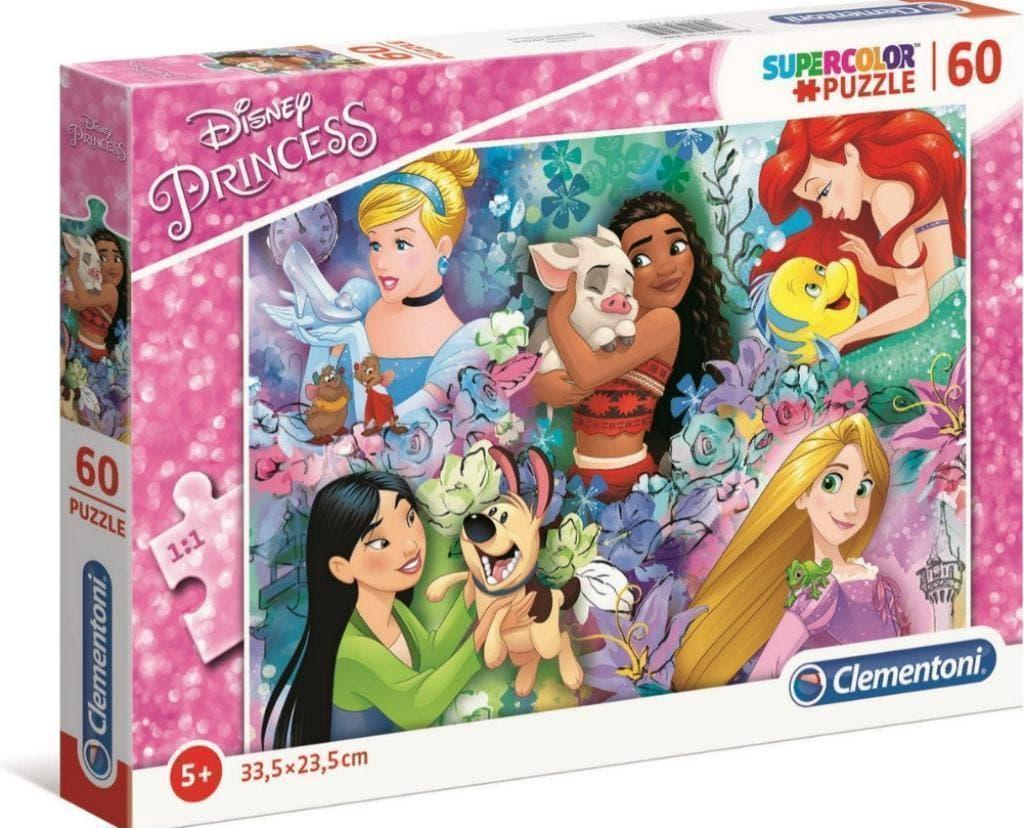 Disney Princess Puzzel - 60 Stukjes - Clementoni Legpuzzel, Ophalen of Verzenden, Meer dan 50 stukjes, Nieuw, 4 tot 6 jaar