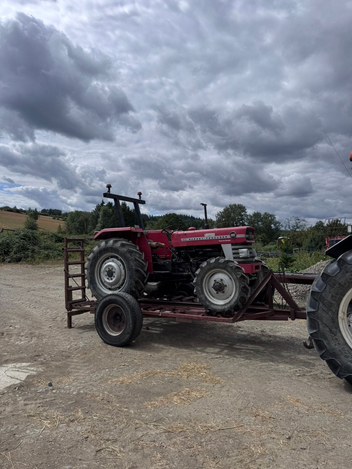 Porte engin plateau agricole grue mini pelle, Enlèvement ou Envoi