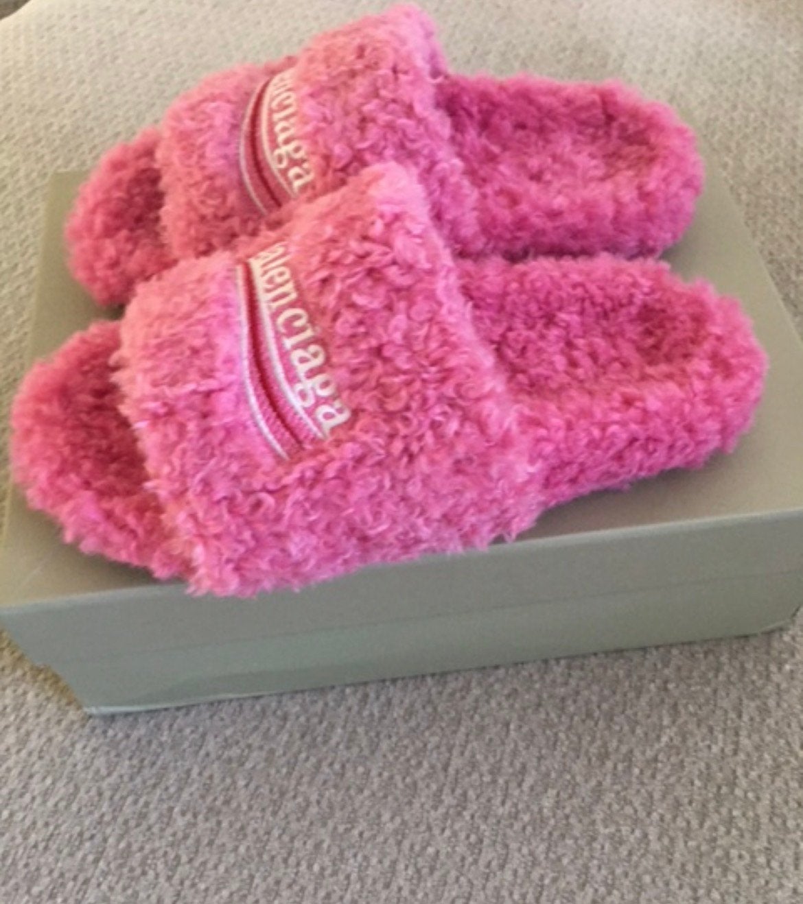 Balenciaga Roze  Slippers - maat 36, Ophalen of Verzenden, Zo goed als nieuw, Roze, Slippers