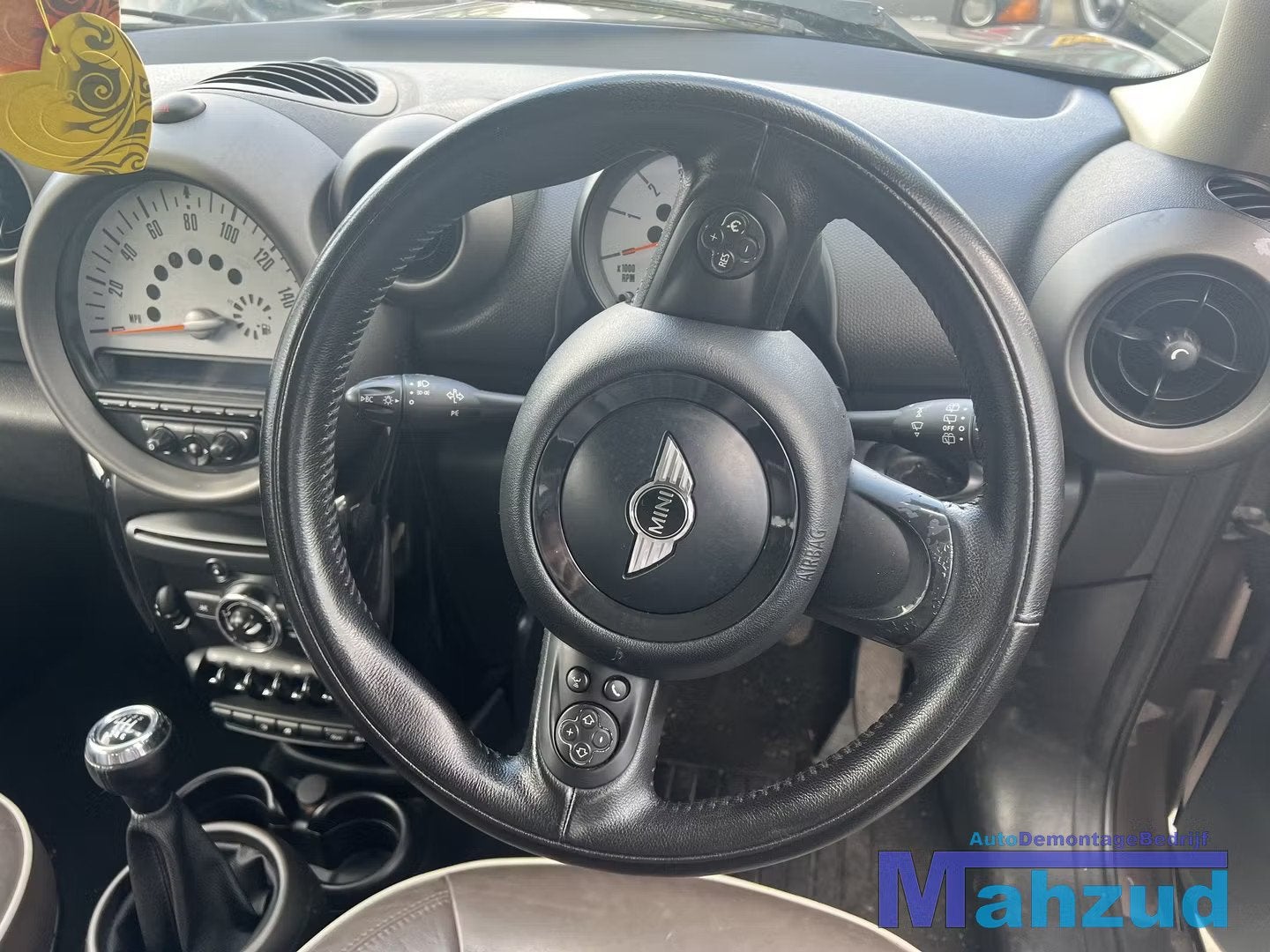 MINI COUNTRYMAN R60 Stuurwiel zwart leer stuur + airbag 2010, Gebruikt, Customer.service@mini.co.uk, Mini, BMW AG