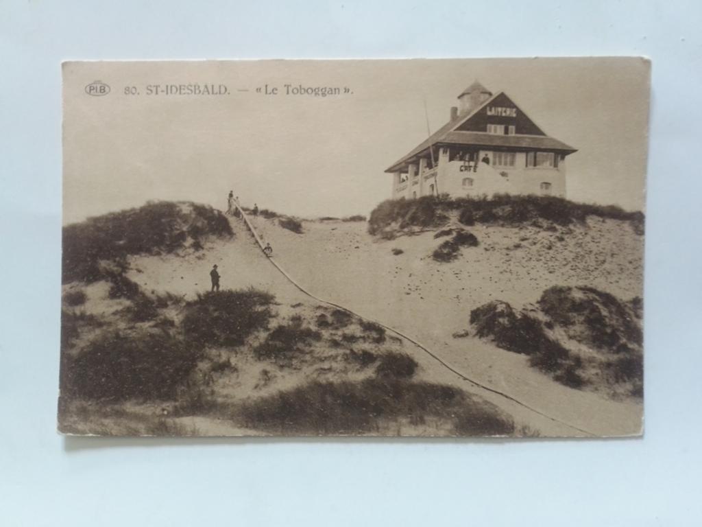 ST. IDESBALD LE TOBOGGAN, Envoi, 1920 à 1940, Non affranchie, Flandre Occidentale