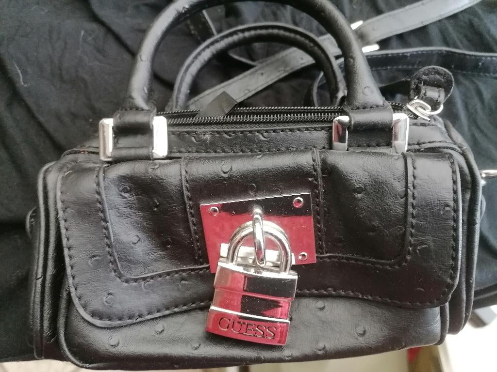 Handtas guess, Enlèvement, Neuf, Noir, Sac à main
