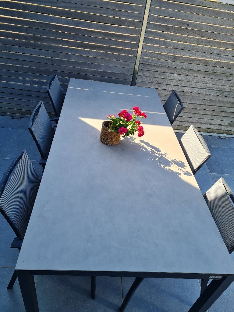 Ensemble jardin, Chaise, Aluminium, Comme neuf, Enlèvement