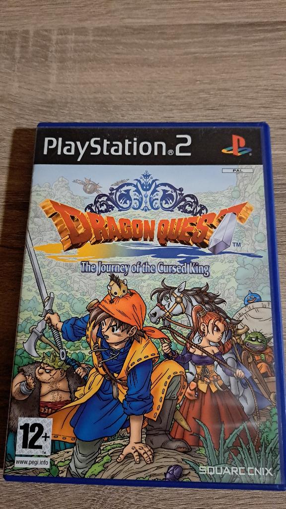 Dragon Quest: Journey of the Cursed King - PS2, 1 speler, Ophalen of Verzenden, Zo goed als nieuw, Role Playing Game (Rpg)