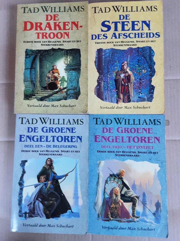 Tad Williams boeken v. Heugenis, smart en het sterrenzwaard., Ophalen of Verzenden, Gelezen